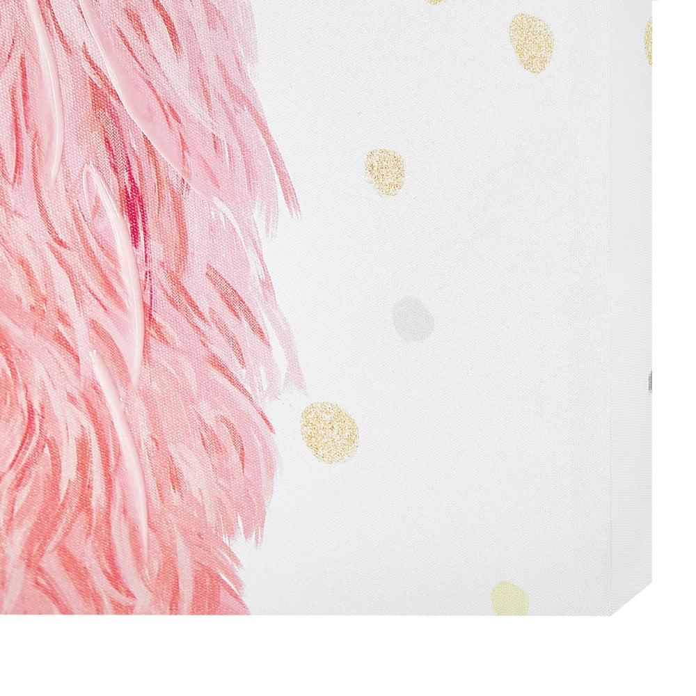 Stampa artistica su tela da parete in poliestere rosa 60 x 80 cm per la camera dei bambini