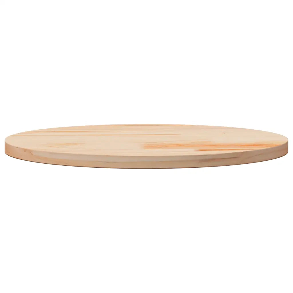 Piano Tavolo Ø70x2,5 cm in Legno Massello di Pino 813648