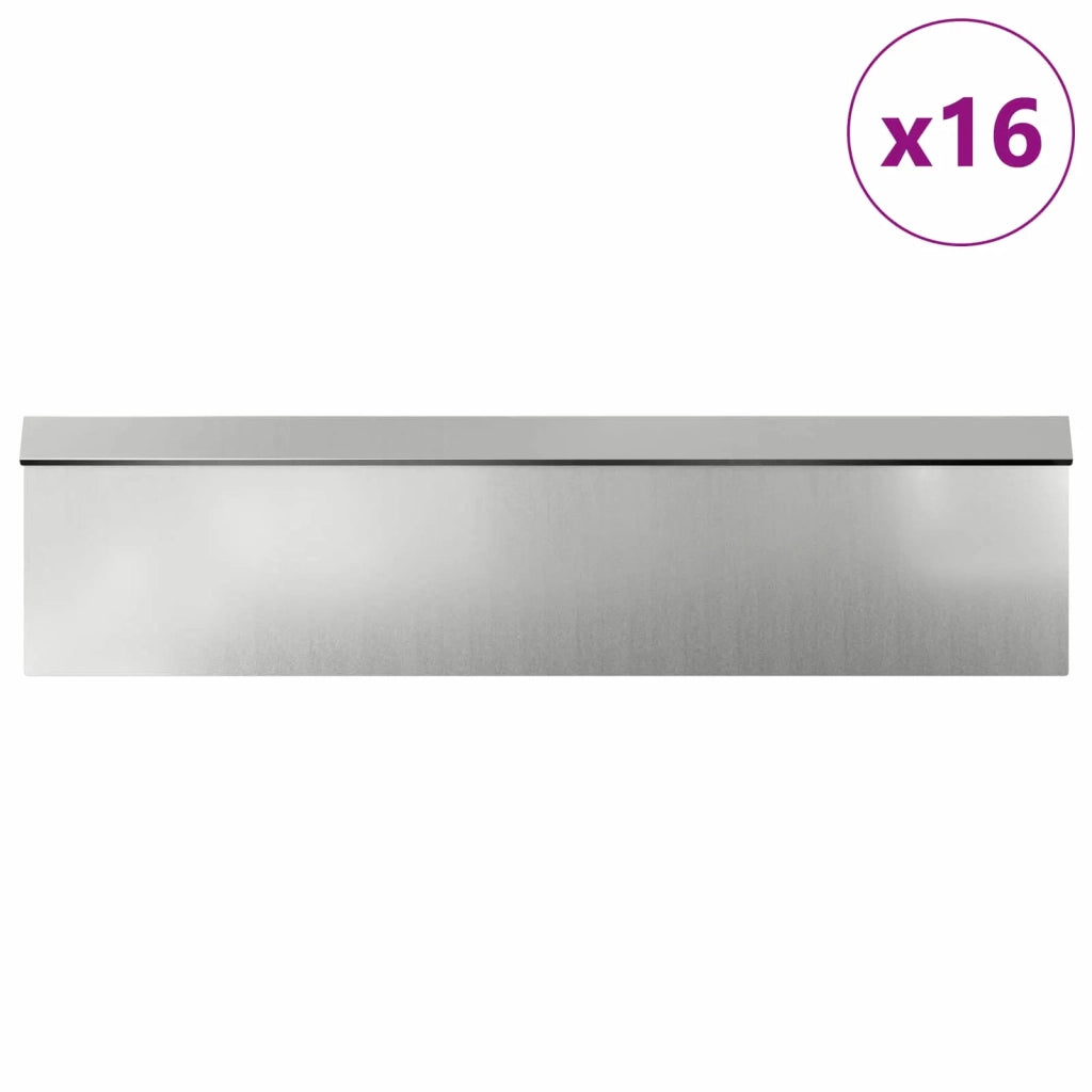 Recinzioni per lumache 20 pz Argento Acciaio zincato CFW3660591