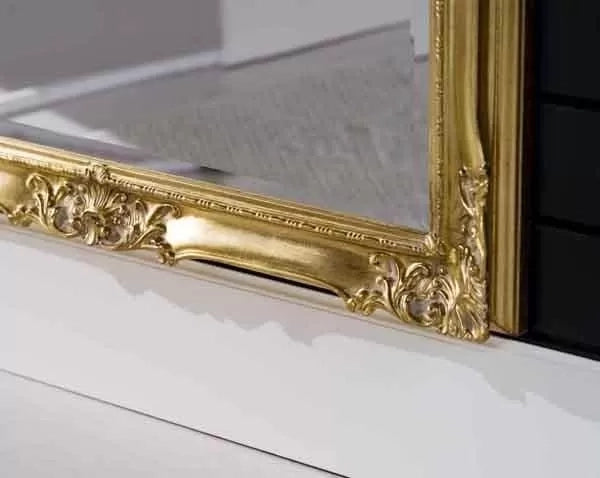 Specchiera in foglia oro rettangolare misure: 82 x 182 x 5,5