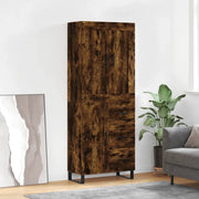 Credenza Rovere Fumo  69,5x34x180 cm in Legno Multistrato 3199838