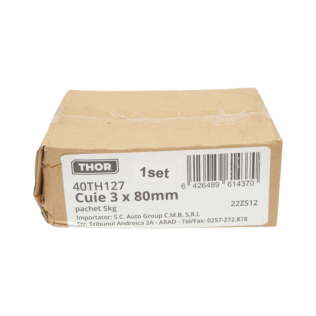 Chiodi da costruzione 3x80mm confezione da 5Kg