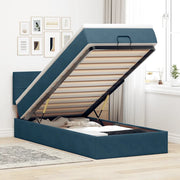 Struttura Letto Pouf con Materasso 80x200 cm Velluto 3311739