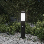 Lampada a paletto con sensore 50 cm Acciaio Inox IP44 4006029