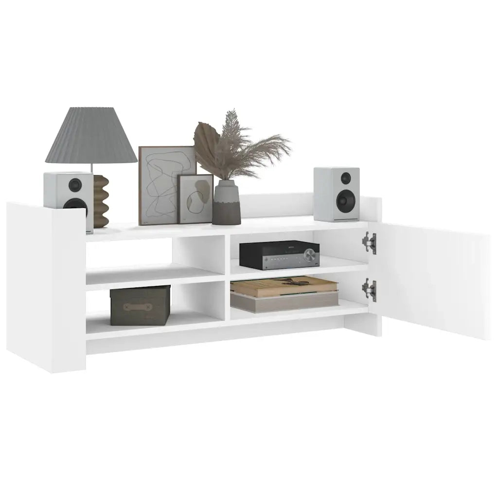 vidaXL Mobile Porta TV Bianco 100x35x40 cm in Legno Multistrato