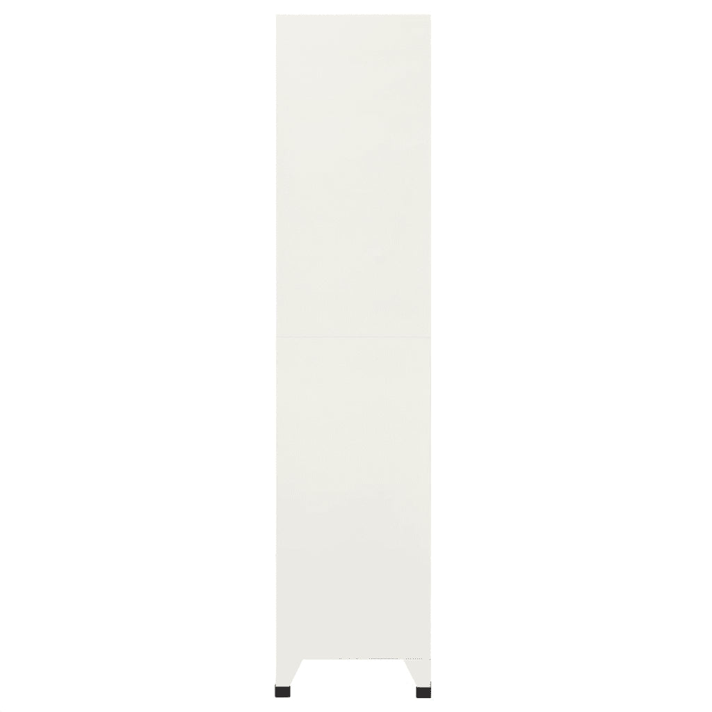 Armadietto con Serratura Grigio e Blu 90x40x180 cm Acciaio cod mxl 53144