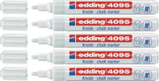 Crayone a pastello 3 mm bianco - Set da 5 pezzi