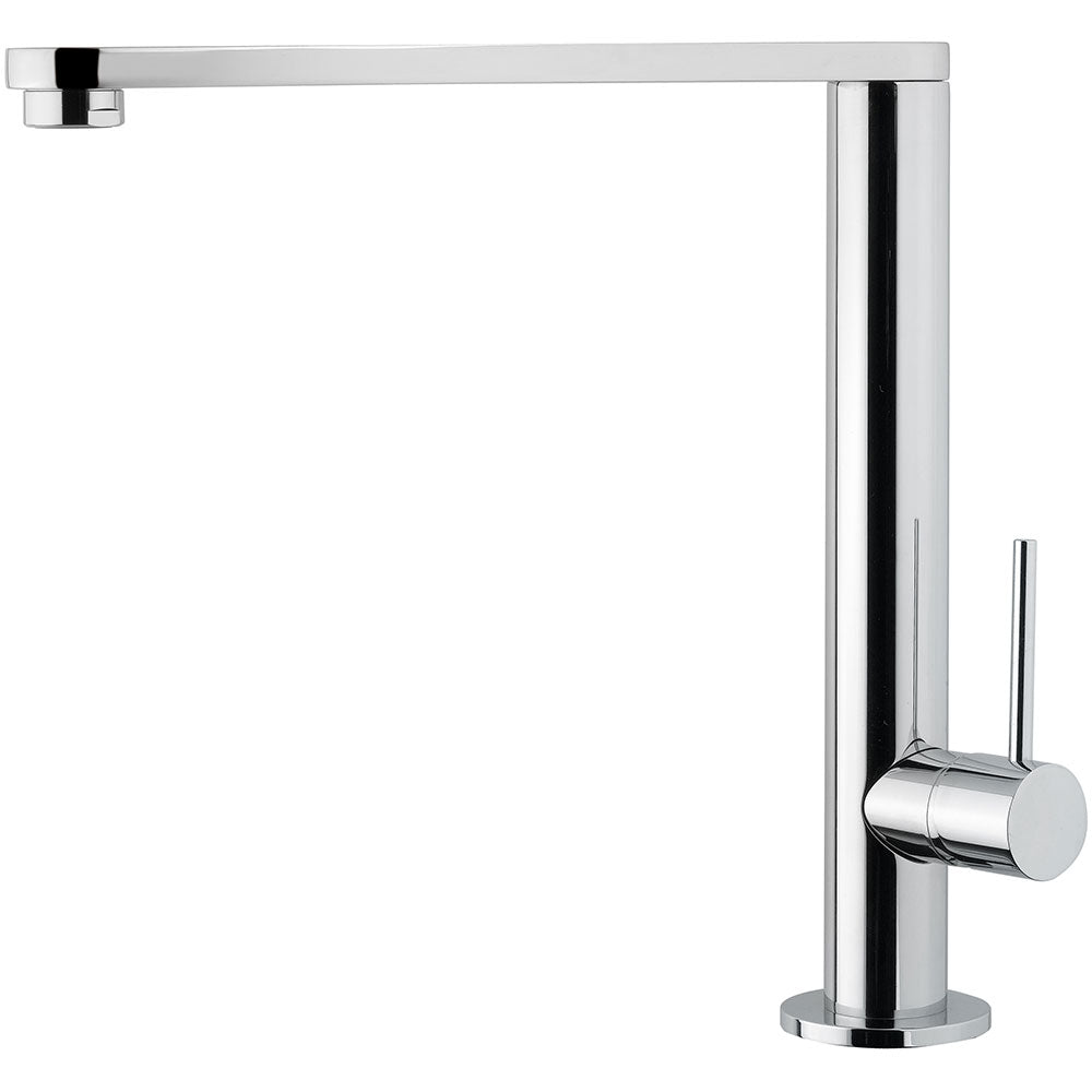 Rubinetto Miscelatore Monocomando Girevole Lavello Alto in Ottone Mariani Soft Cromato