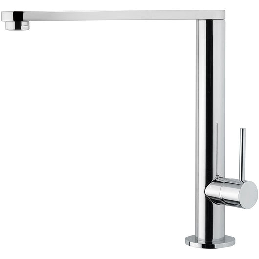 Rubinetto Miscelatore Monocomando Girevole Lavello Alto in Ottone Mariani Soft Cromato