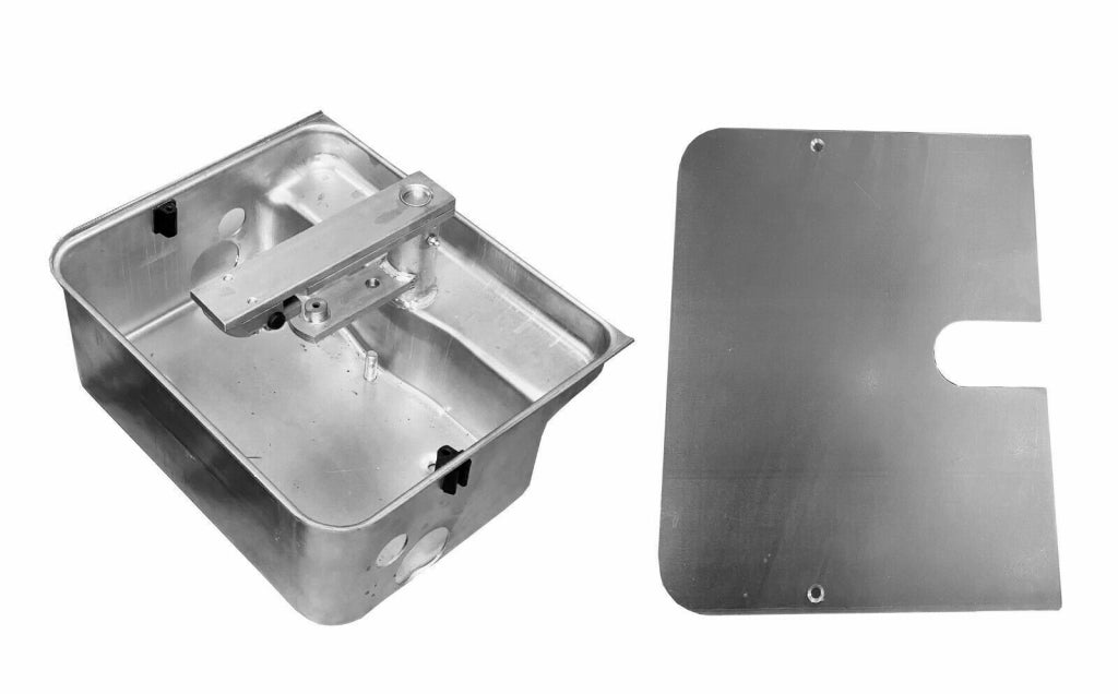CASSA CASSETTA ACCIAIO INOX PORTANTE PER INTERRATO CANCELLO DIEFFEMATIC CROMO