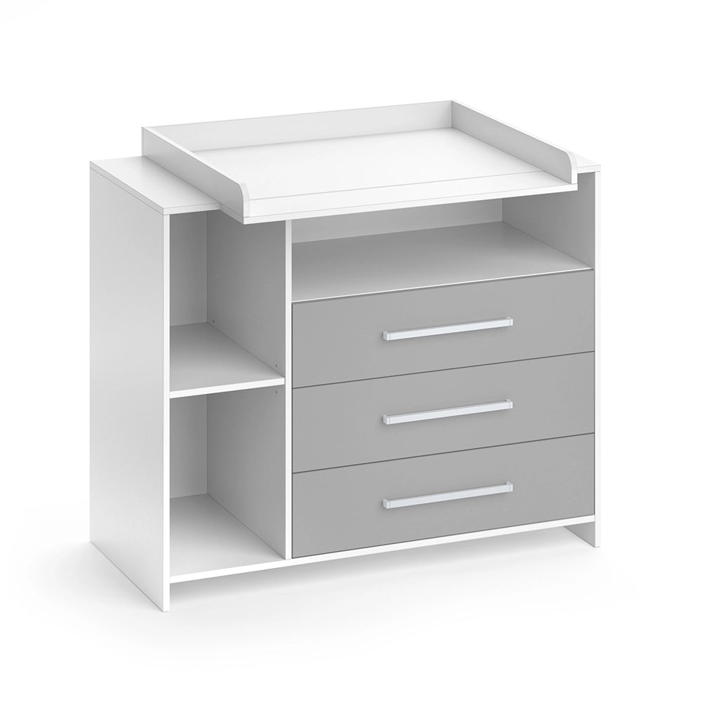 Vicco Fasciatoio Bianco/Grigio 113 x 100 cm