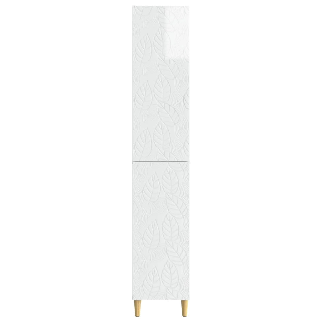 Set di armadi 2 pz Bianco Lucido Legno ingegnerizzato 3416713