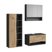 Vicco Set di mobili da bagno Artigiano 3 parti