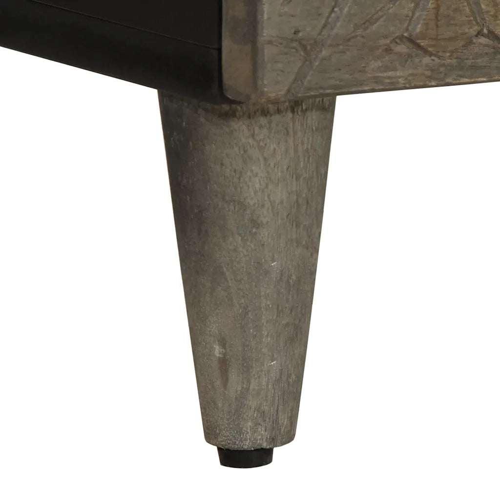 vidaXL Credenza 60x33x100 cm in Legno Massello di Mango