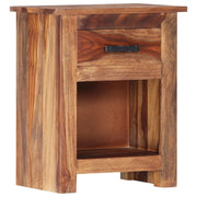 Comodino cassettiera mobile per camera da letto 40 x 30 x 50 cm legno massello di sheesham 1402149
