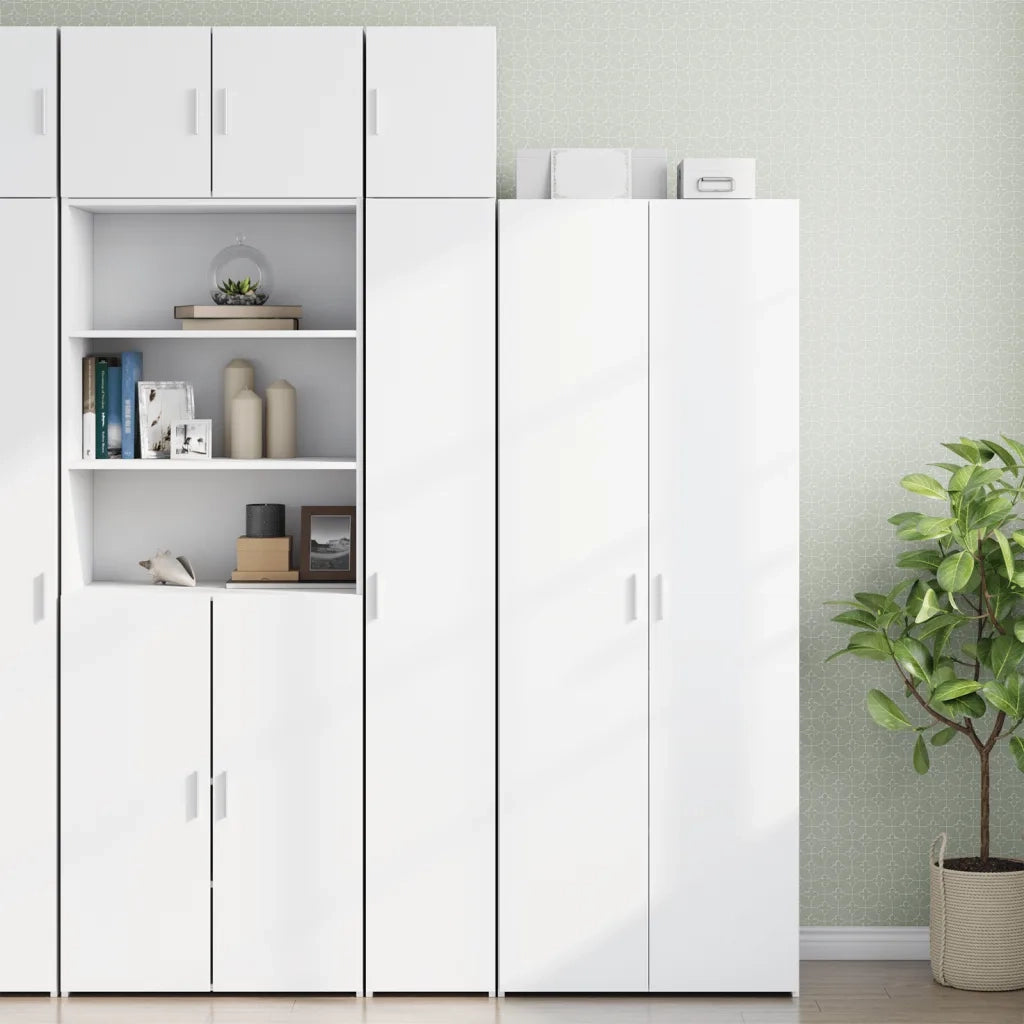 vidaXL Mobile a Parete Bianco 30x42,5x40 cm in Legno Multistrato