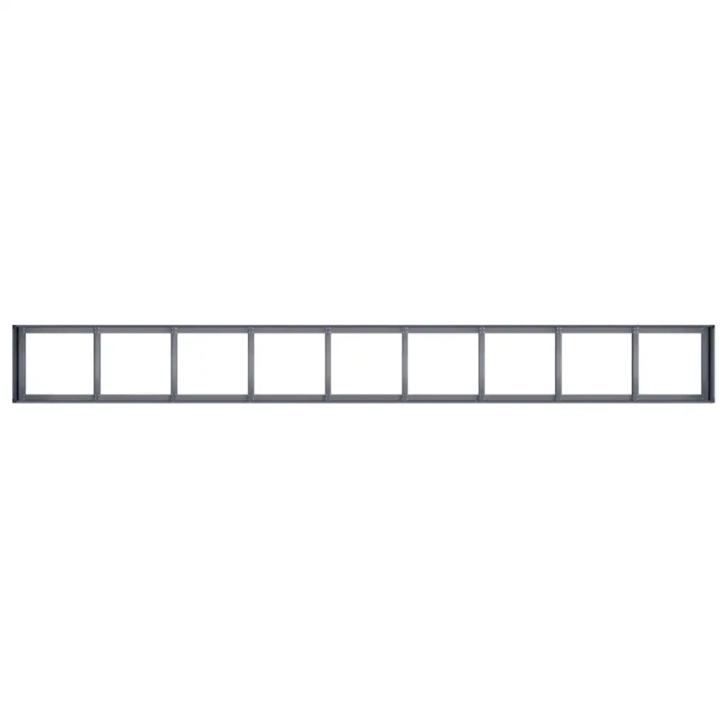 Fioriera Antracite 360x40x40 cm in Acciaio Laminato a Freddo 860698