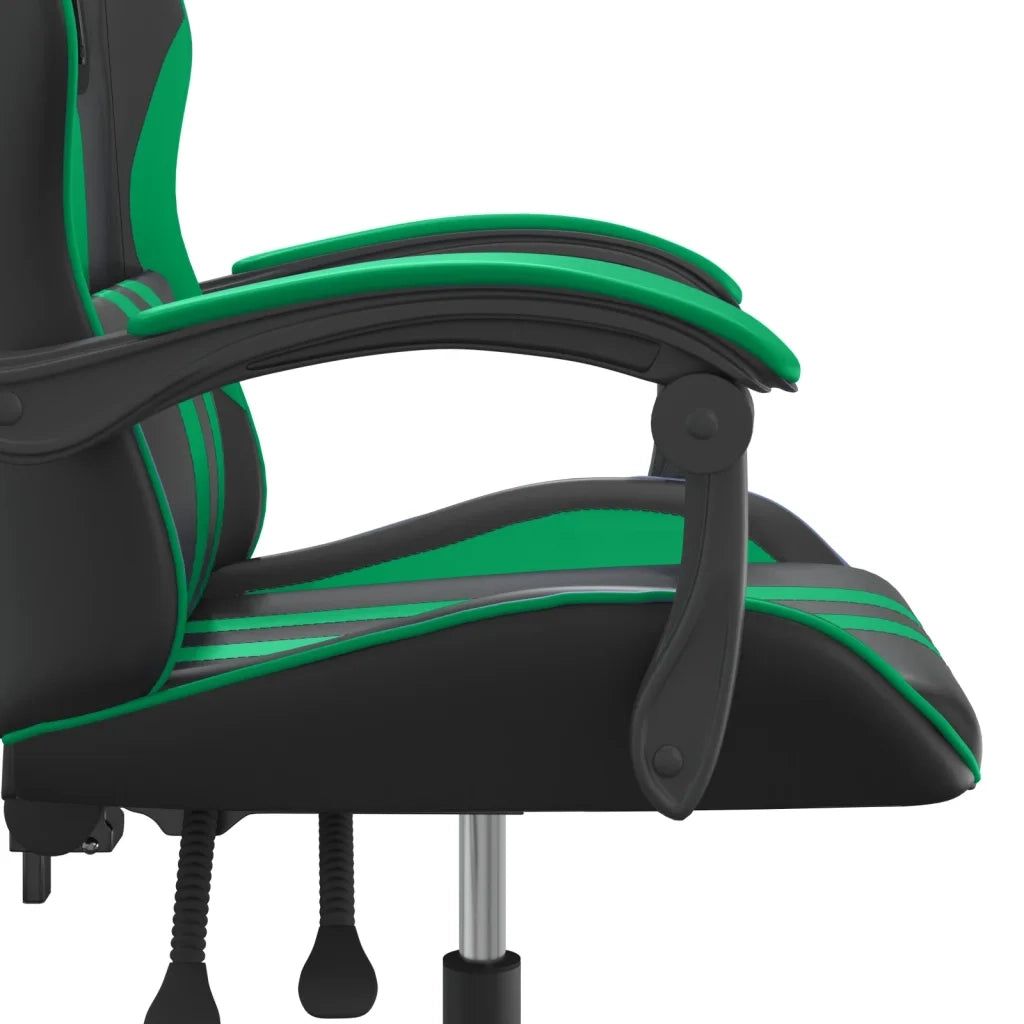 Sedia da Gaming | Sedia da e-sports Nera e Verde in Similpelle