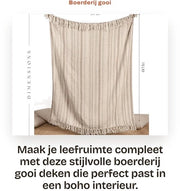 Piuma decorativa in cotone - 50 x 60 pollici - Lusso e morbido - Elemento decorativo per la casa - Comfort per la casa - Piuma da gettare