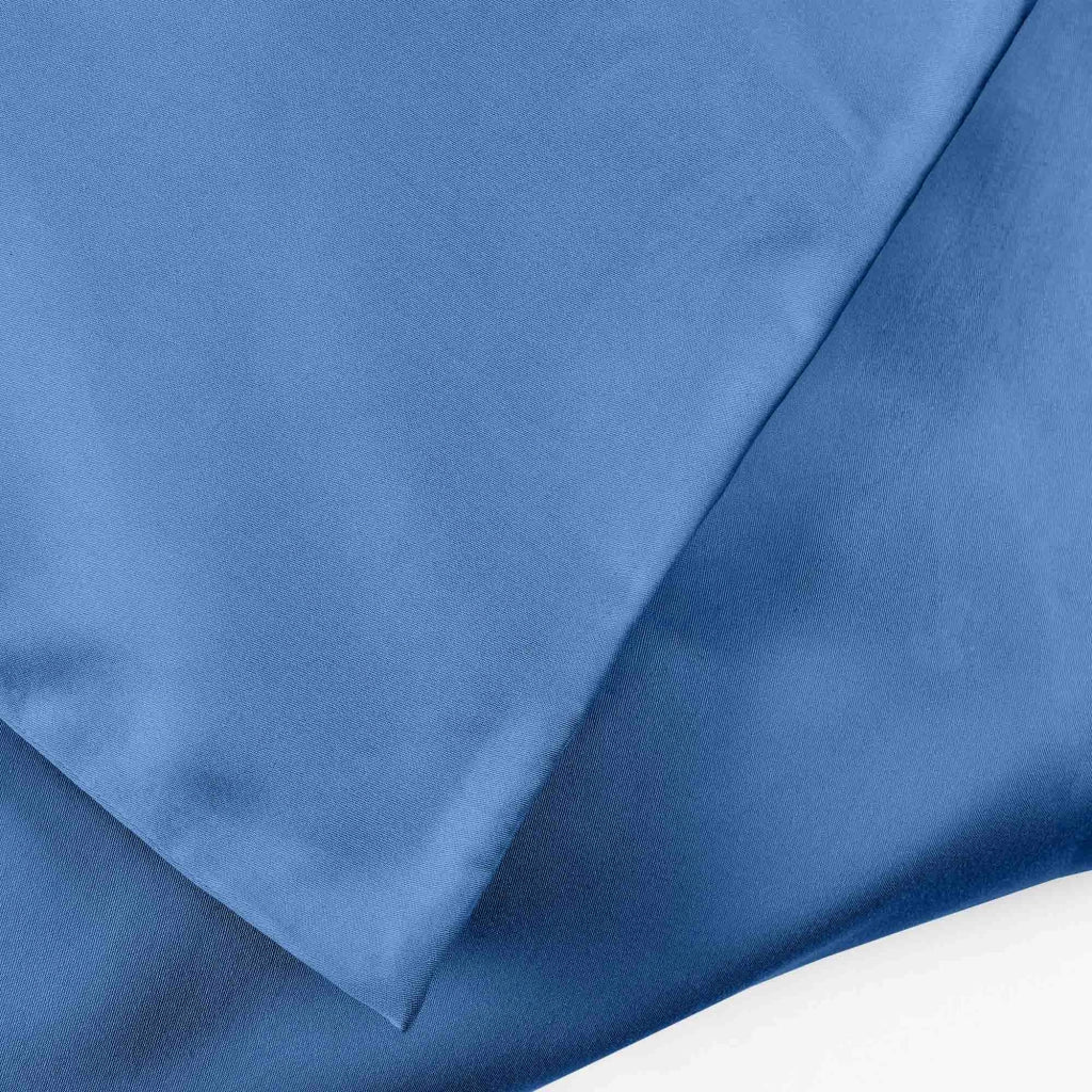 Coppia Federe per Cuscino 50x80 cm in  con Patella – Morbide, Traspiranti,– Tinta Unita, Lavabili  Blu
