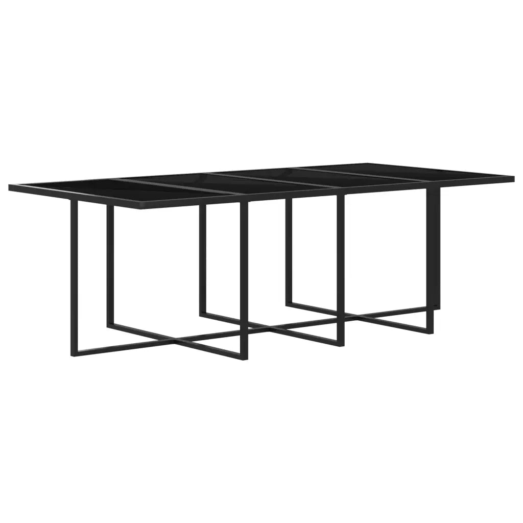 Set da Pranzo da Giardino 9 pz con Cuscini in Polyrattan Grigio cod mxl 37775