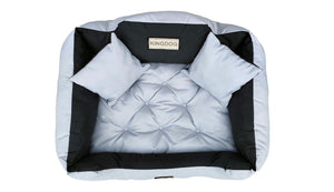 AIO FACTORY 100x75 cm KINGDOG Cuccia per cani impermeabile personalizzabile grigio chiaro