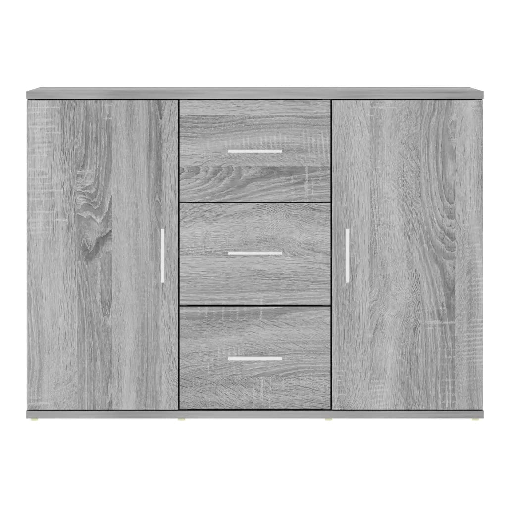 Credenza Grigio Sonoma 91x29,5x65 cm in Legno Multistrato 823348
