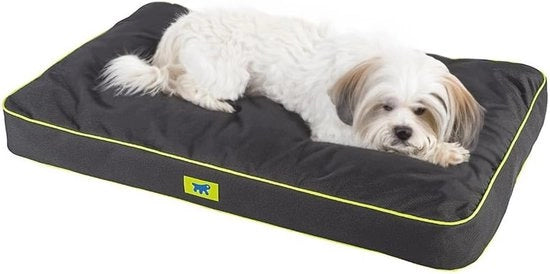 Cuscino per cani - Culla per cani ortopedica - Cuscino ergonomico per cani - Bancopassaggio per cani impermeabile - Dimensioni 65 x 40 x h 8 cm - Rimovibile e lavabile - Dimensioni compatte - Nero
