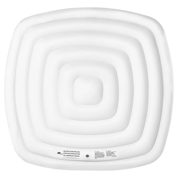 Copertura Galleggiante Termica Quadrata 145x145x10 cm per SPA o Vasche Idromassaggio Bianca