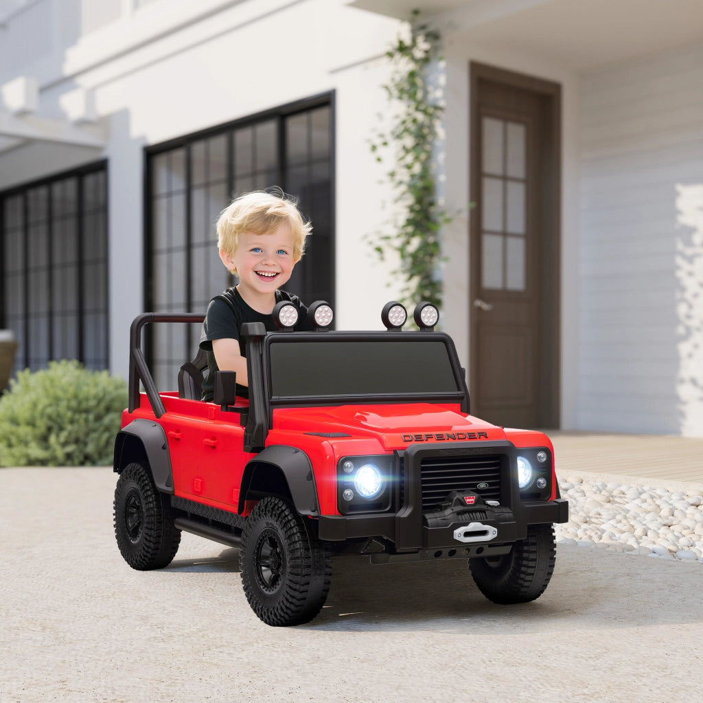 Macchina Elettrica per Bambini 3-5 Anni ¨C zephmum ¨C Rosso con Luci LED e Telecomando