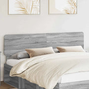 Testiera-Testata-Testiera Decorativa Grigio Sonoma 200 cm Legno multistrato 316056