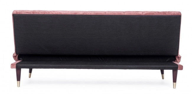 Divano Letto 3 Posti 180x88x82 cm Alma in Velluto