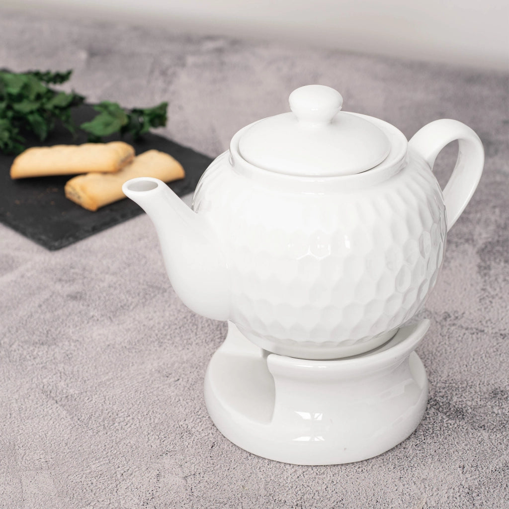 Teiera KADAX con riscaldatore 900ml per tè 0,9L in ceramica, idea regalo