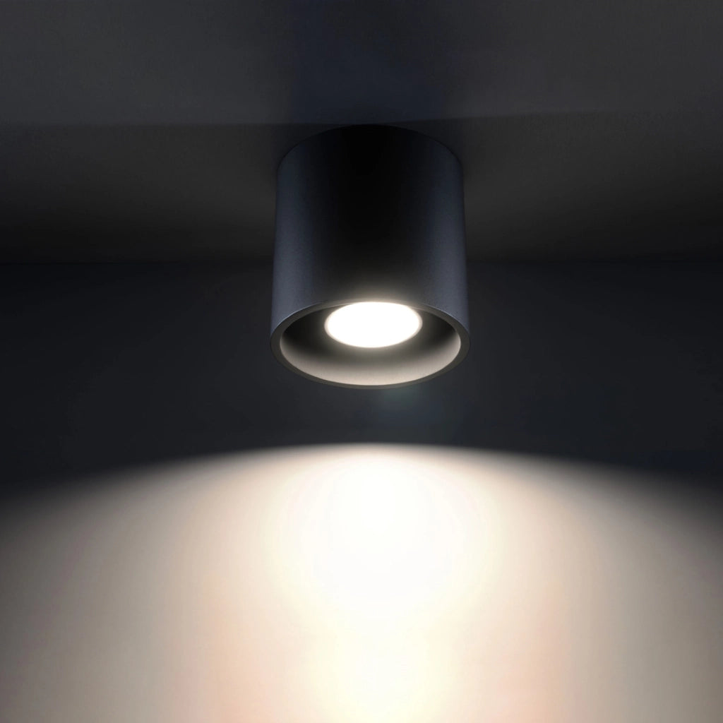 Spot da soffitto RONDEO 1 nero GU10 metallo Pure Lume