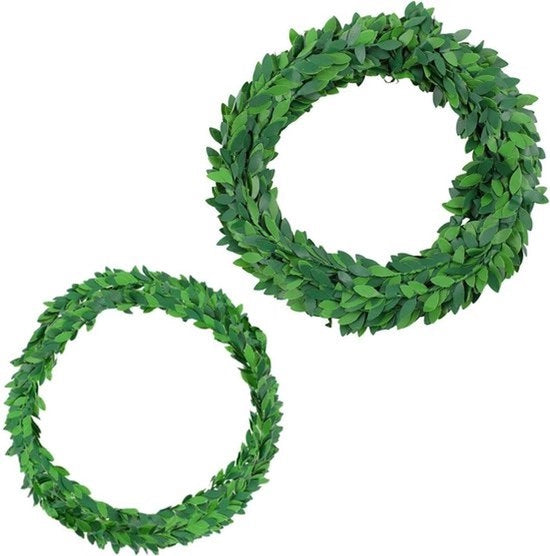 Slinger per viti finte - contenuto HTML con foglie di rattan - sbriciolatrice per foglie artificiali.