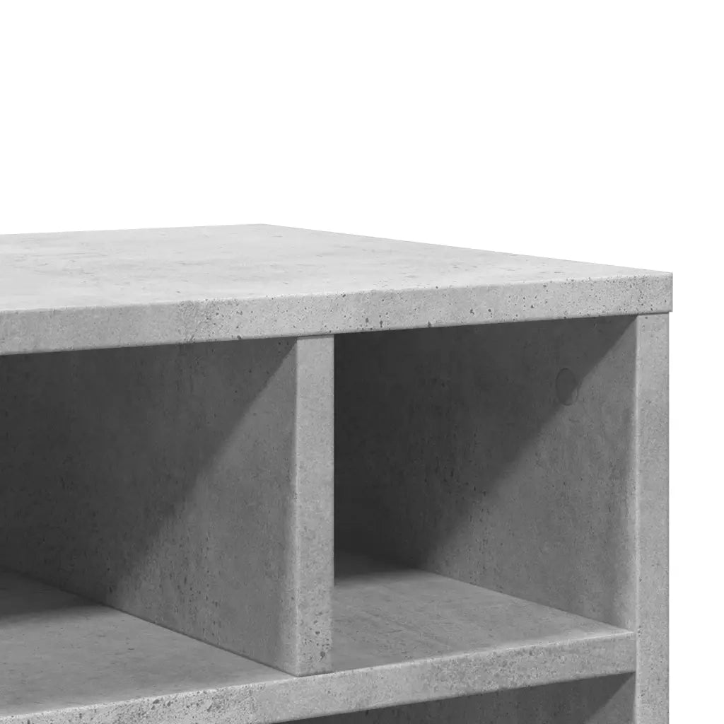 Supporto per Stampante con Ruote Grigio Cemento 41x32x48 cm CFW3290848
