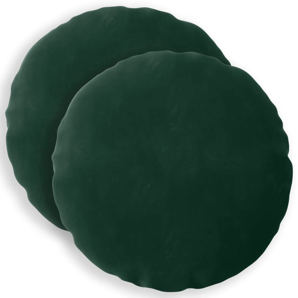 Cuscino con cuscino HEERLEN 2 pz Verde Scuro Velluto 928695