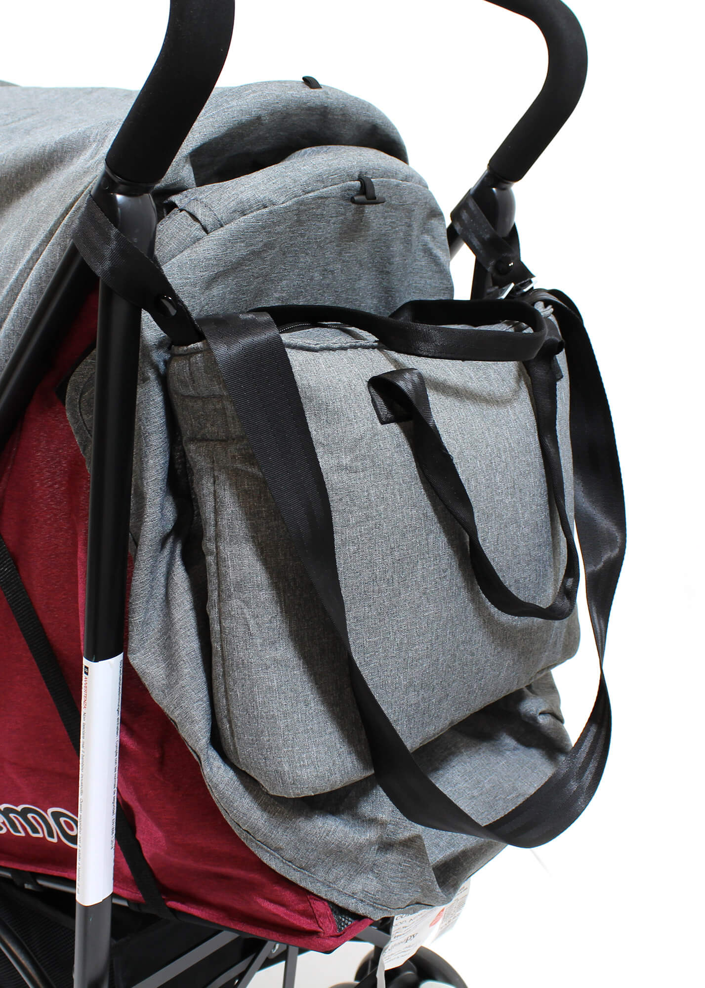 Passeggino Leggero per Bambini Pieghevole con Borsa Nemo Grigio e Rosa