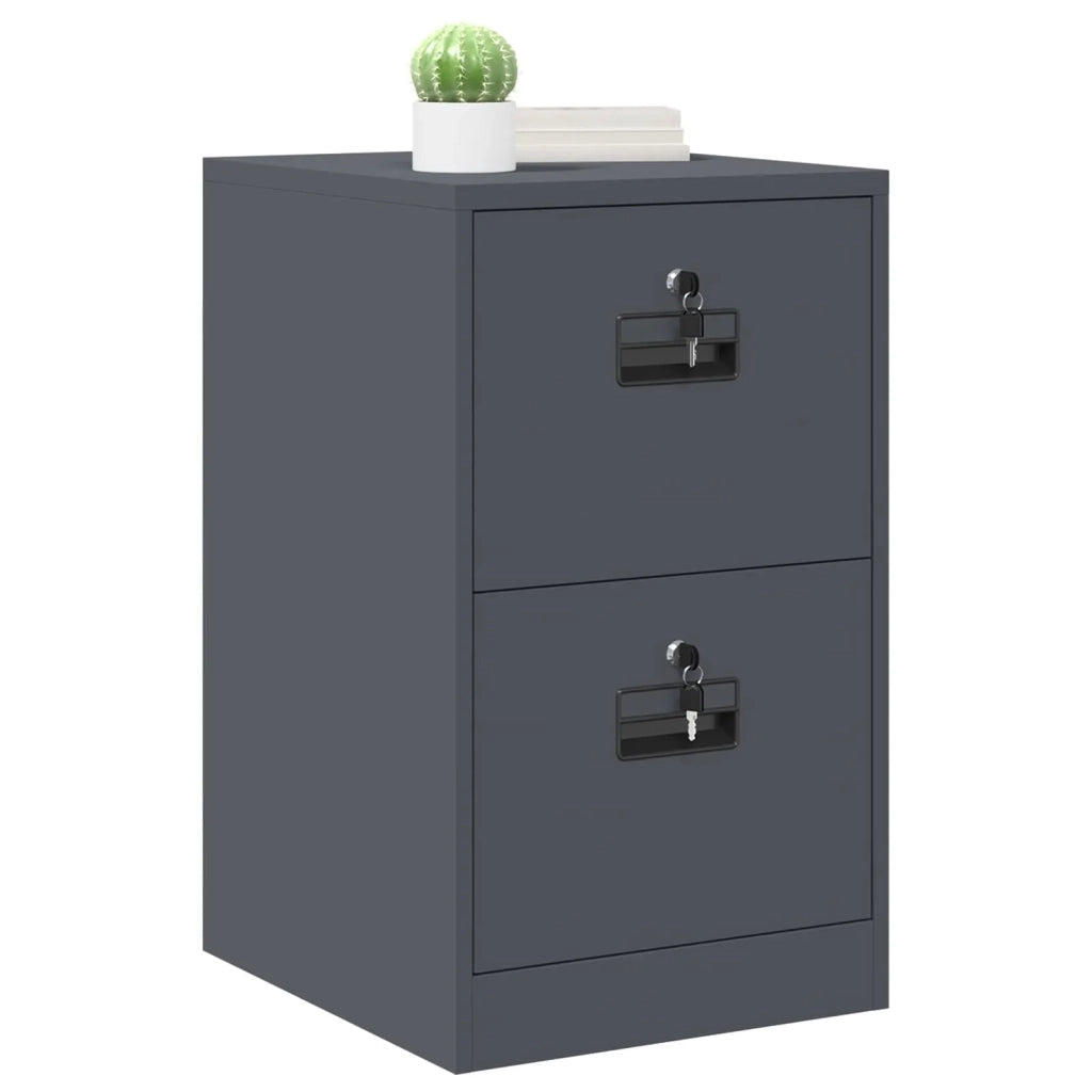 Armadio per File con cassetto Antracite 44 x 50 x 74,5 cm CFW2770988
