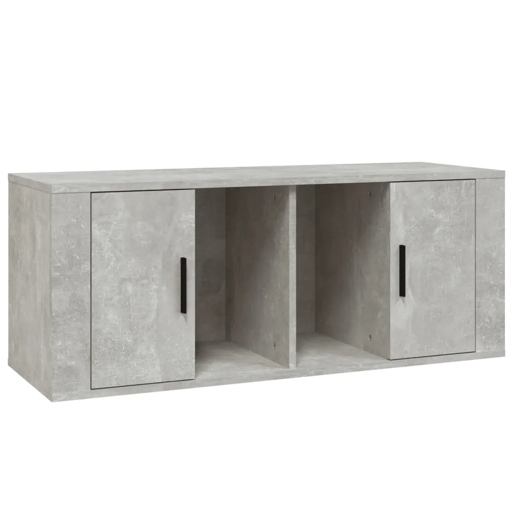 Mobile per TV Grigio Cemento 100x35x40 cm Legno Multistrato cod mxl 25805
