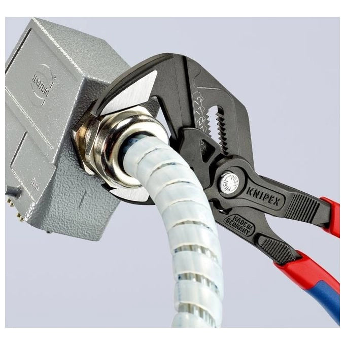 Knipex 86 02 250 Pinza Chiave 250 mm acciaio cromo-vanadio ganasce parallele 52 mm colore Grigio