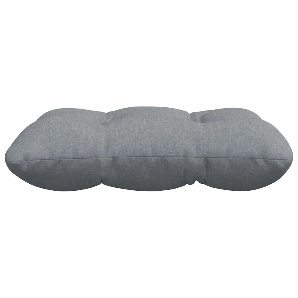 Cuscini per Seduta 4 pcs Grigio chiaro 45 x 45 x 12 cm Tessuto