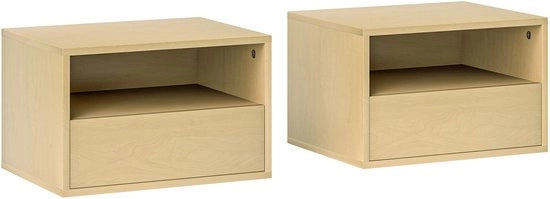 Cassettiera notturna 2 ante - Latta - 45cm