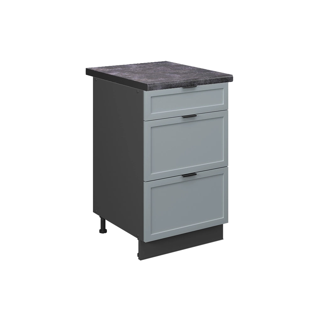 Vicco Mobiletto base per cucina Blu-grigio chiaro 50 cm , PL Antracite