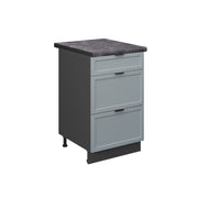 Vicco Mobiletto base per cucina Blu-grigio chiaro 50 cm , PL Antracite