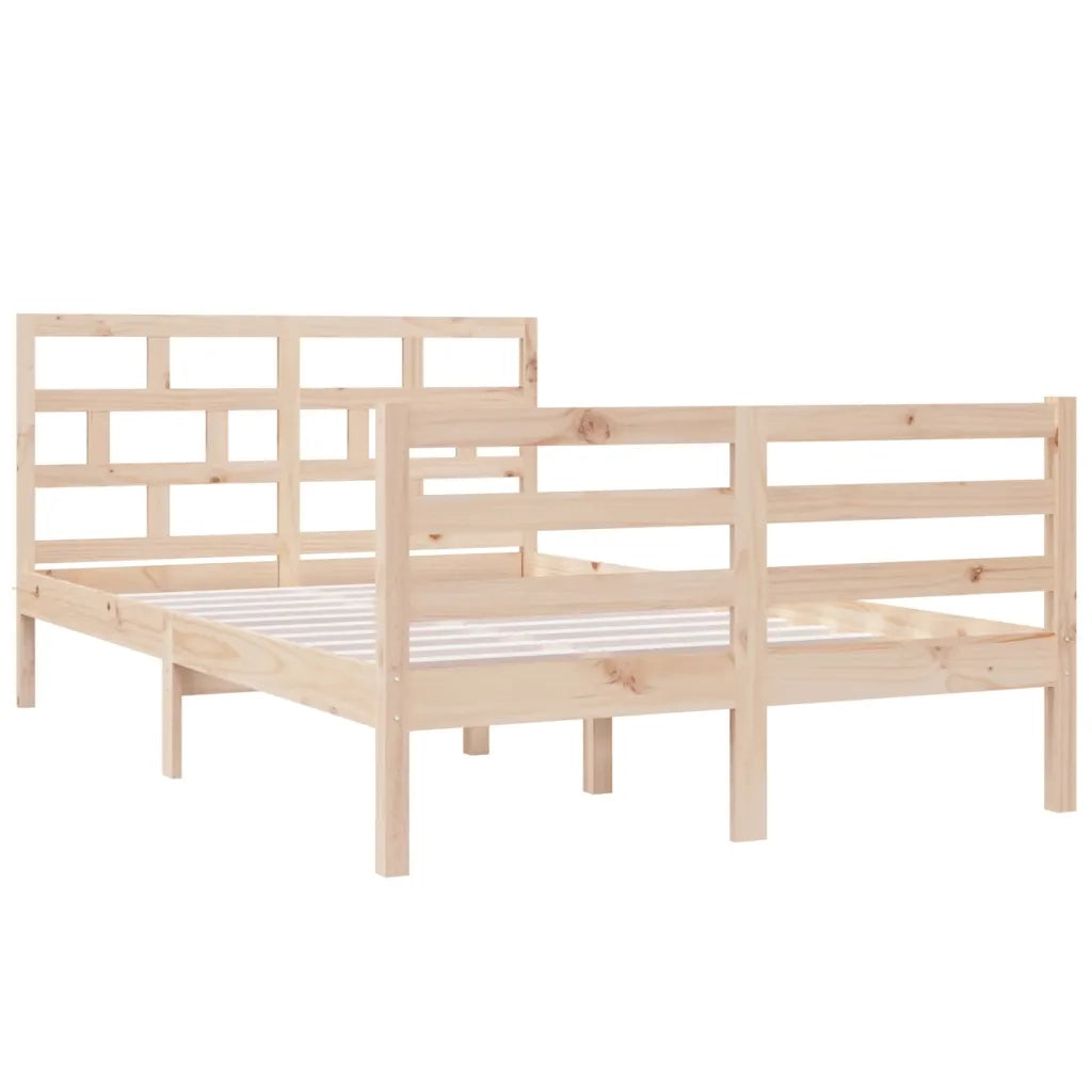 Giroletto-Struttura Letto 120x190 cm Small Double in Legno Massello 390271