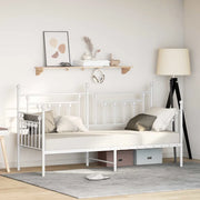 Struttura per letto di giorno Bianco 80 x 200 cm Acciaio 42002671