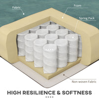 Poltrona Letto Singolo 100x88x83 cm in Velluto Verde Scuro