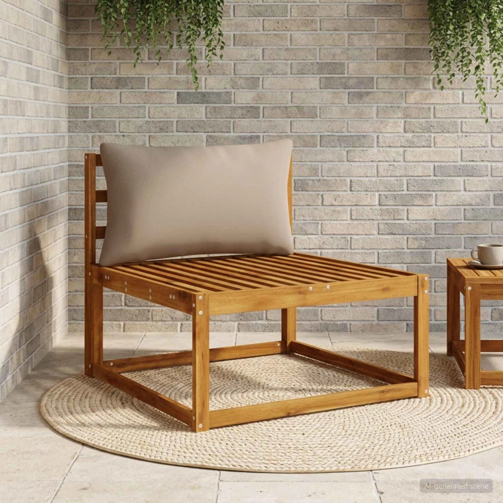 Cuscino per Schiena a 1 Pezzo PUTTEN 100% Poliestere Tortora 946965