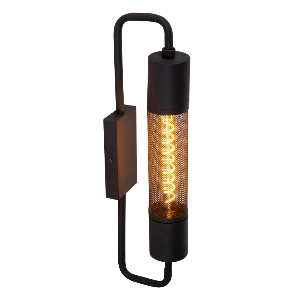 Applique da parete moderna CALIXT nera 1xE27 25W Lucide